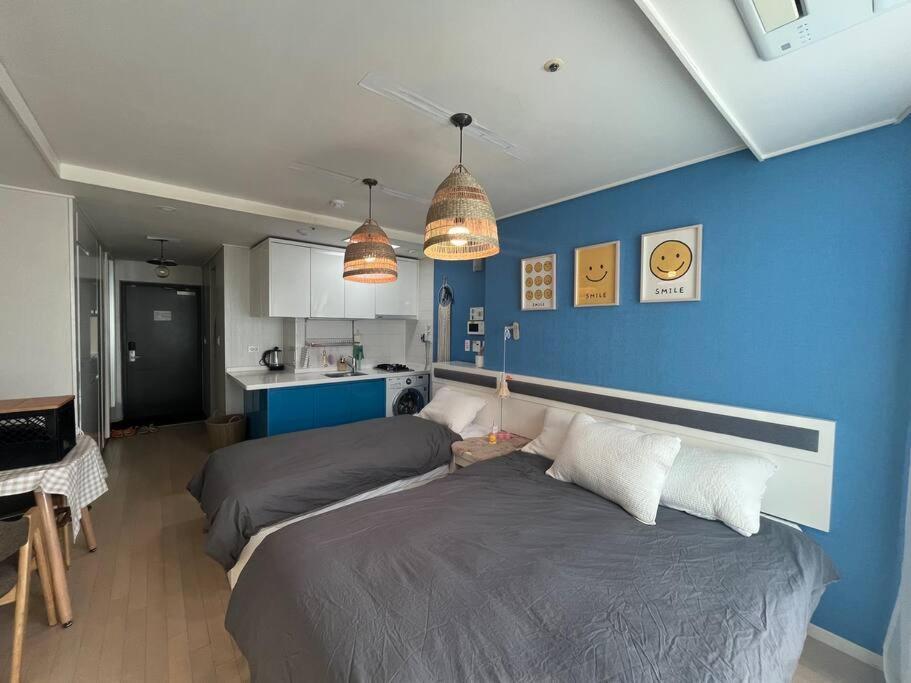 Haeundae Beach Stay #2Min Walk #2Beds Пусан Екстер'єр фото