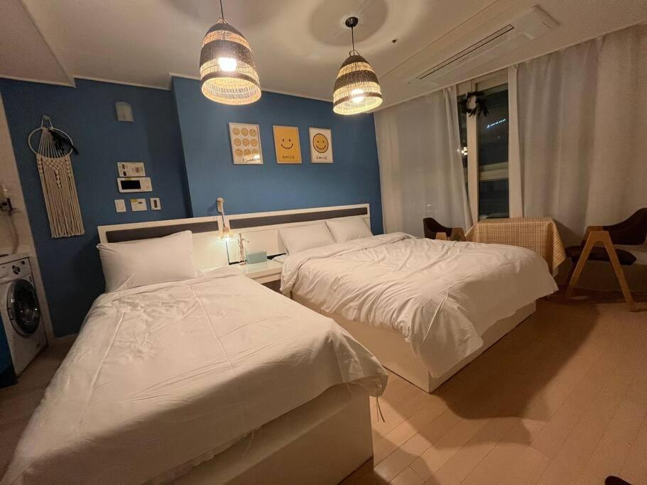Haeundae Beach Stay #2Min Walk #2Beds Пусан Екстер'єр фото